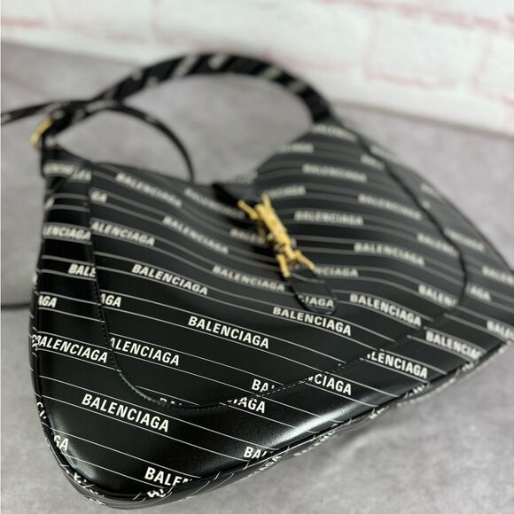 Gucci x Balenciaga Jackie 1961 Clip Black Hobo Bag NWT 636712 $3200 - Picture 7 of 16